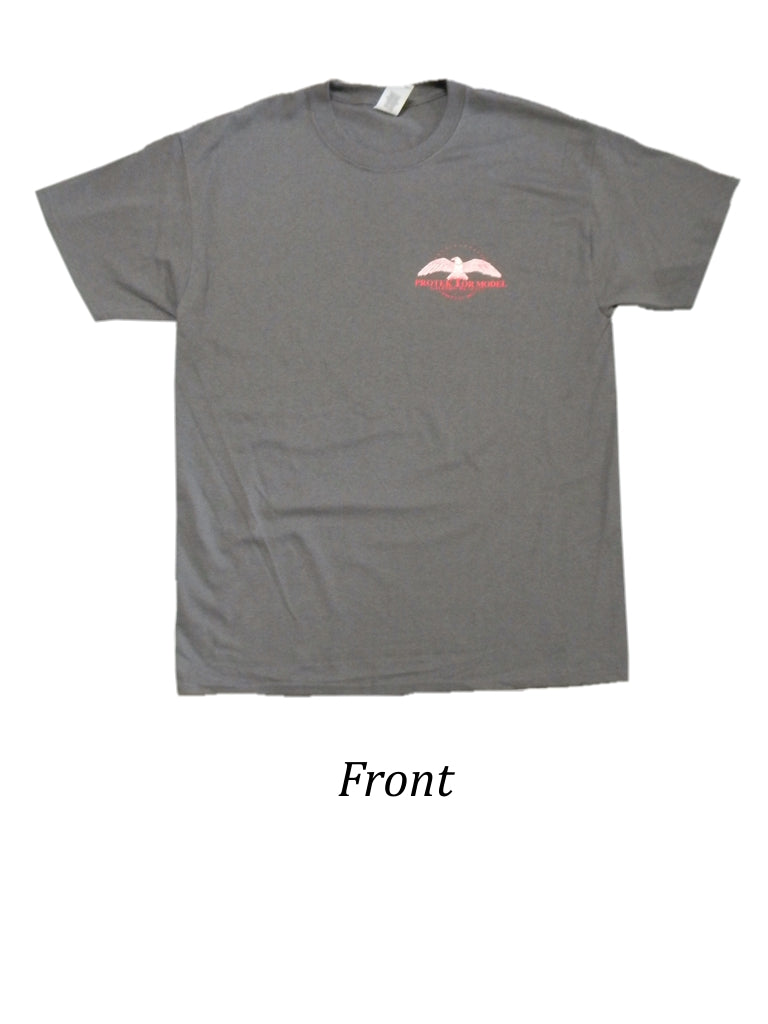 Protektor Model Charcoal Flag T-Shirt